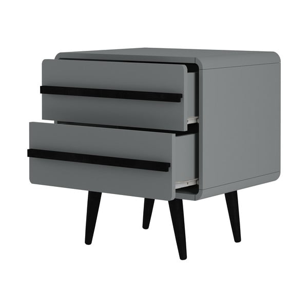 Sivi noćni ormarić Chantal – Støraa-image-3