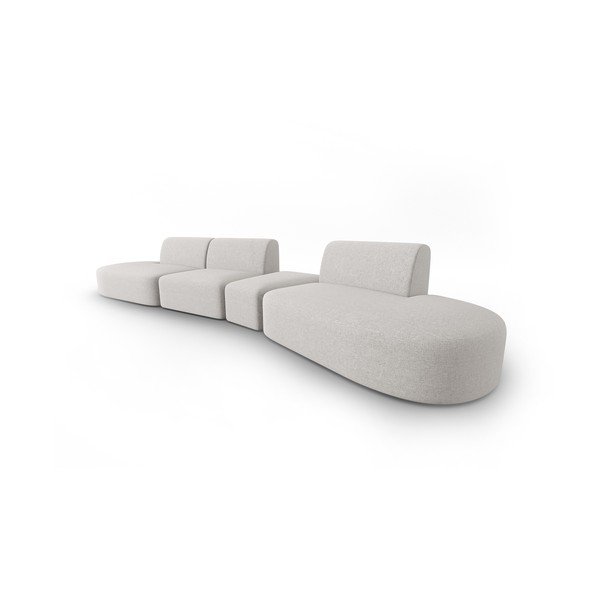 Svijetlo siva sofa 412 cm Shane – Micadoni Home-image-1
