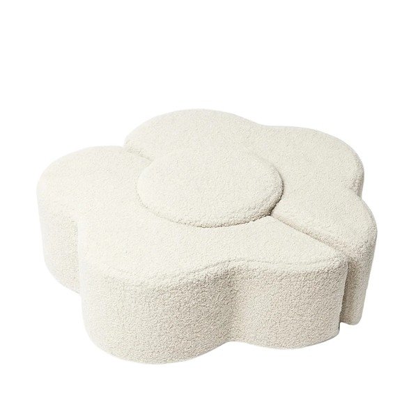 Krem set mekanih igrački od pjene 3 kom od boucle tkanine visina 27 cm 88x90 cm – Meowbaby-image-2