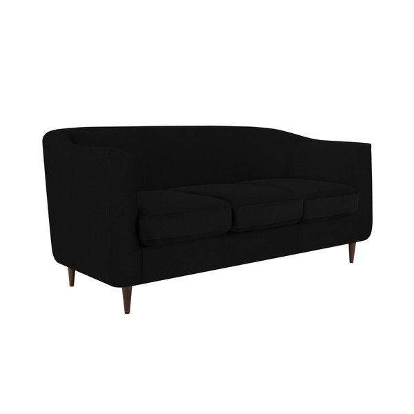 Kauč od crnog baršuna Kooko Home Glam, 175 cm-image-2