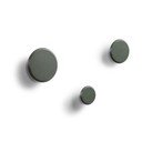 Prljavo zelene drvene zidne kuke u setu 3 kom Nadua – Kave Home