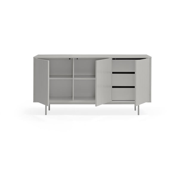 Siva niska komoda 159x80 cm Sierra – Teulat-image-4