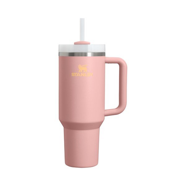 Termosica od nehrđajućeg čelika sa slamkom boja breskve 1,18 l Quencher H2.O FlowState™ Tumbler Peach Rose – Stanley