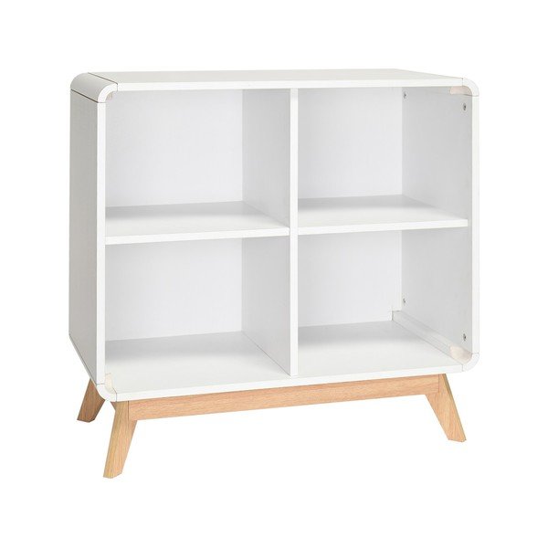 Bijela biblioteka 75x75 cm Caitlin – Støraa-image-2