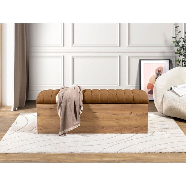 Narančasta/u prirodnoj boji klupa Oceane – Bobochic Paris-image-3