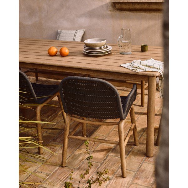 Tamno siva vrtna stolica Alipa – Kave Home-image-1