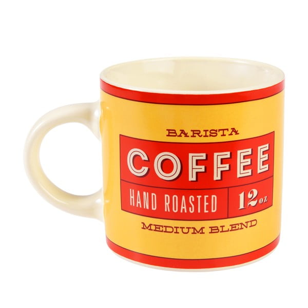 Crvena/krem keramička šalica 350 ml Barista – Rex London