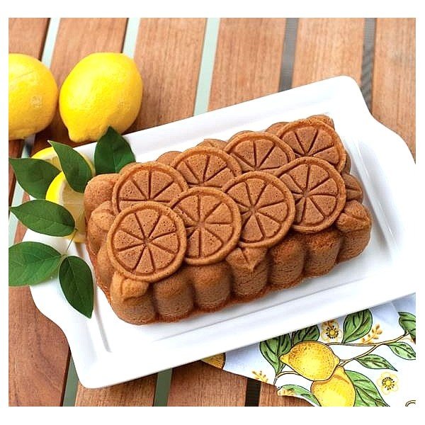 Kalup za torte u srebrnom Nordic Ware Limun, 1,4 l