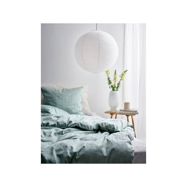 Svjetlo zelena pamučna posteljina za krevet za jednu osobu 140x200 cm Clear - Södahl-image-3