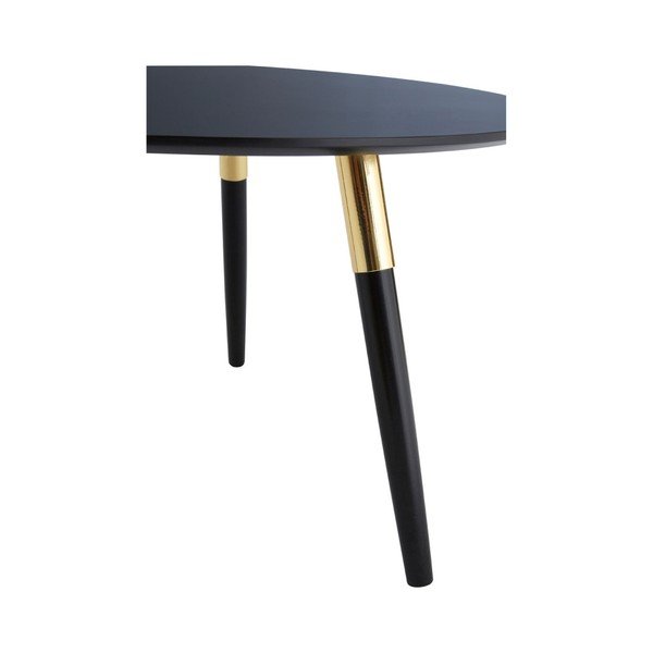 Crni okrugao stolić za kavu ø 80 cm Nostra – Premier Housewares-image-1
