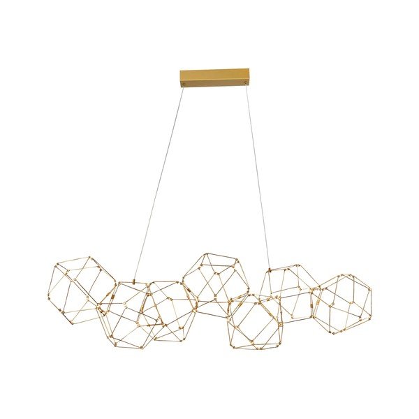 LED viseća svjetiljka aluminijska u zlatnoj boji Nebula – Nova Luce