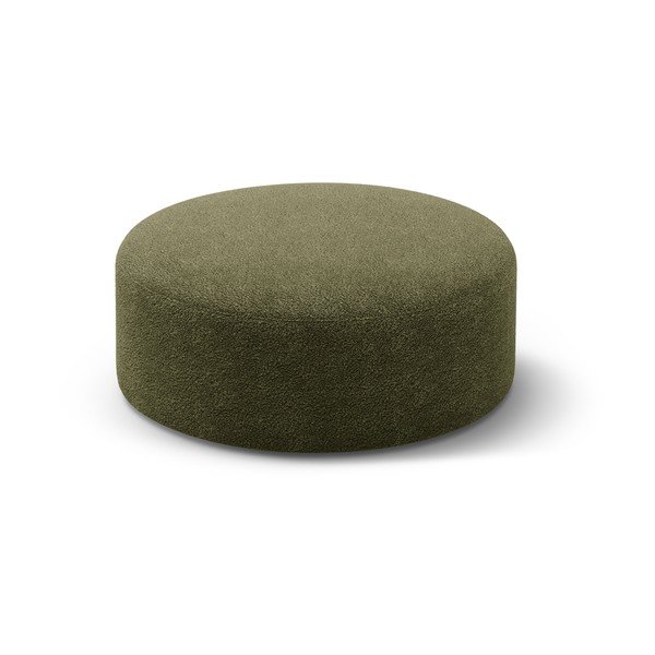 Zeleni tabure od bouclé tkanine Dia – Micadoni 