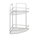 Zidna kutna polica za kupaonicu na dva kata Metaltex Refl