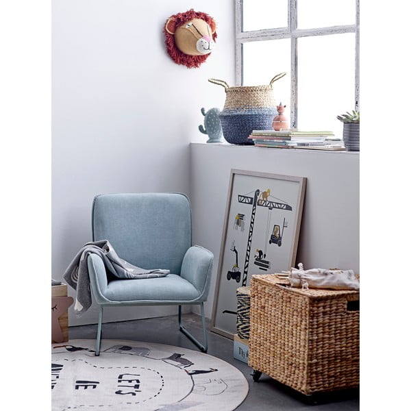 Bijeli tepih Bloomingville Animals, ø 130 cm-image-1