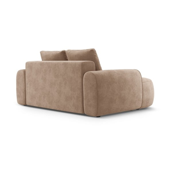 Svjetlo smeđa baršunasti sofa 175 cm Linz – Cosmopolitan Design-image-3