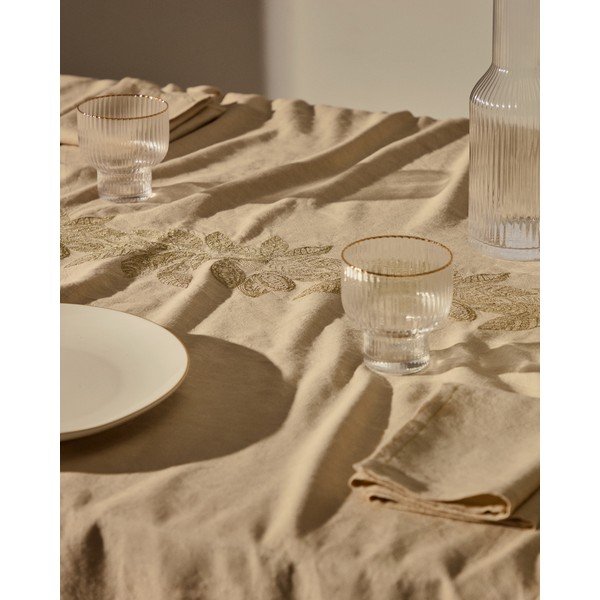 Stolnjak od mješavine lana 150x250 cm Oreti – Kave Home-image-1