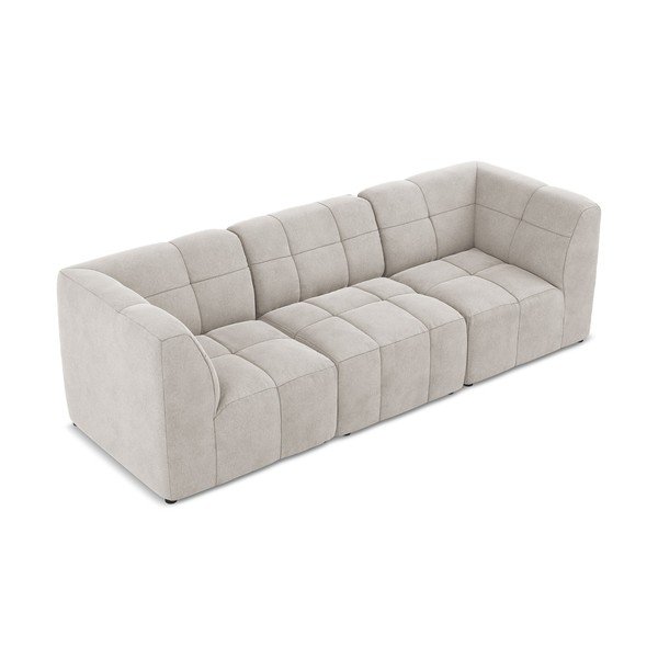 Bež baršunasti sofa 255 cm Aloha – Makamii-image-3
