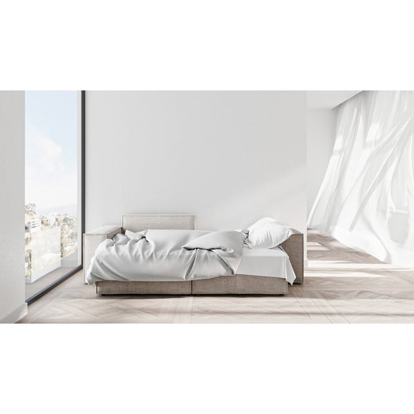 Siva/bež sklopiva kutna garnitura (promjenjiva) Melow – Ghado-image-4