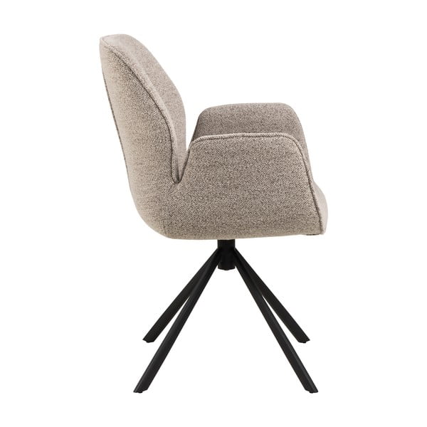 Tamno siva podstavljena blagovaonska stolica Aura – Actona-image-4