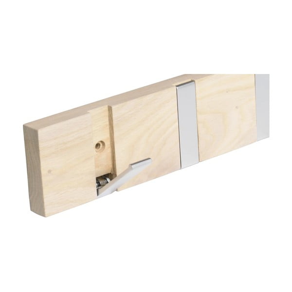 Crna zidna vješalica od punog hrasta Confetti – Rowico-image-3