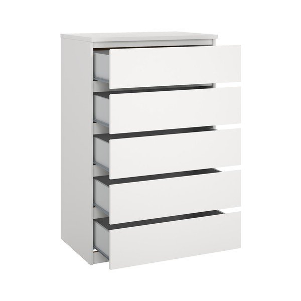 Bijela komoda 77x121x50 cm Naia – Tvilum-image-2