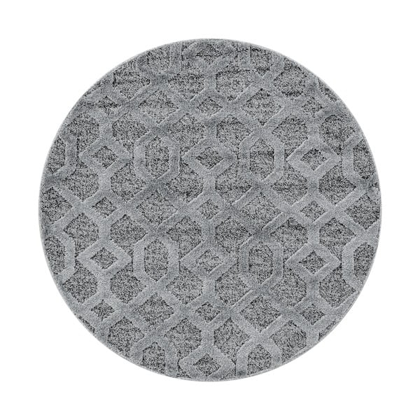 Sivi okrugli tepih ø 160 cm Pisa – Ayyildiz Carpets
