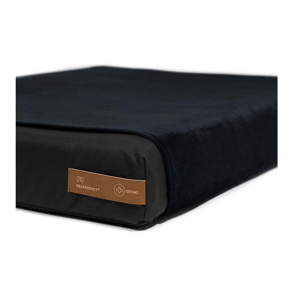 Crna navlaka za krevetić za pse 90x70 cm Ori XL – Rexproduct