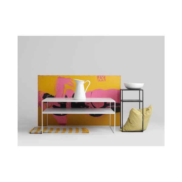 Bijeli stolić za kavu Custom Form Tensio, dužina 100 cm-image-4