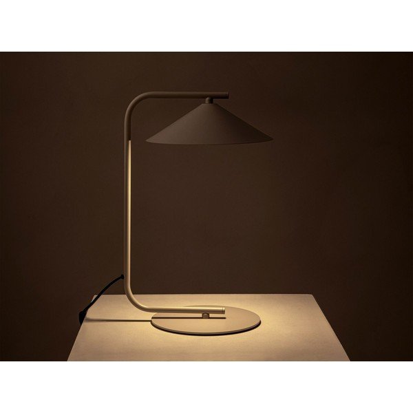 Krem metalna stolna lampa (visina 42 cm) Nocte – Micadoni -image-1