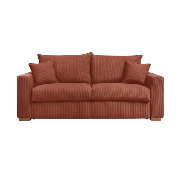 Ciglasta sklopiva sofa od samta 225 cm Augustin – Bobochic Paris