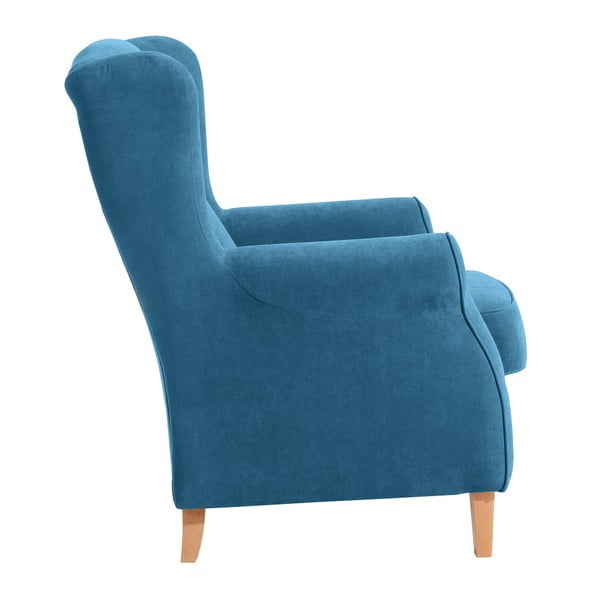 Petrolej plava fotelja Max Winzer Lorris-image-2