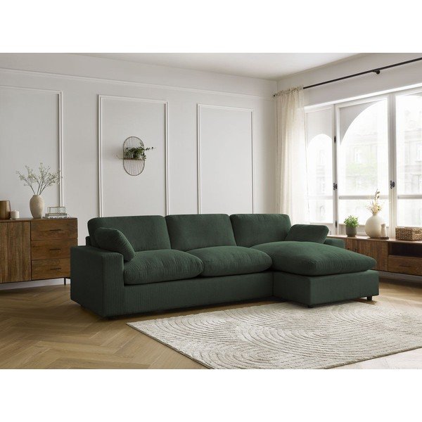 Zelena kutna garnitura od samta Belair – Bobochic Paris-image-1