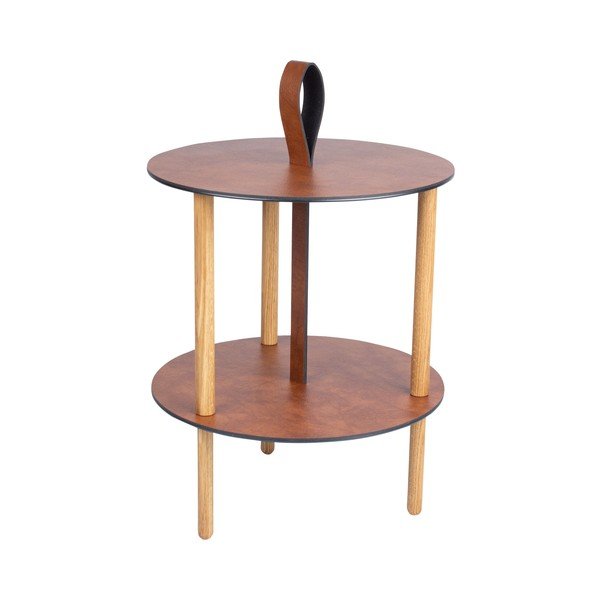 Okrugao pomoćni stol ø 38 cm Strap S Bull – LIND DNA