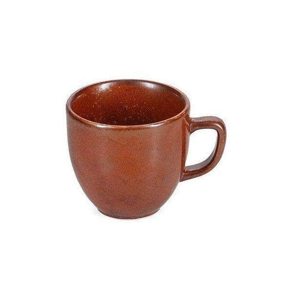Smeđa porculanska šalica za cappuccino 200 ml Ovio – BonBistro-image-2