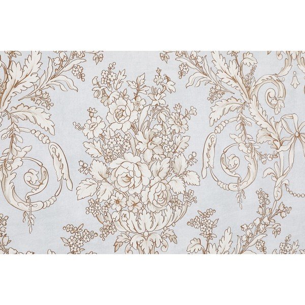Svijetlo plava/bež posteljina za bračni krevet/za produženi krevet od pamučnog satena 240x220 cm Terry – Mijolnir-image-3