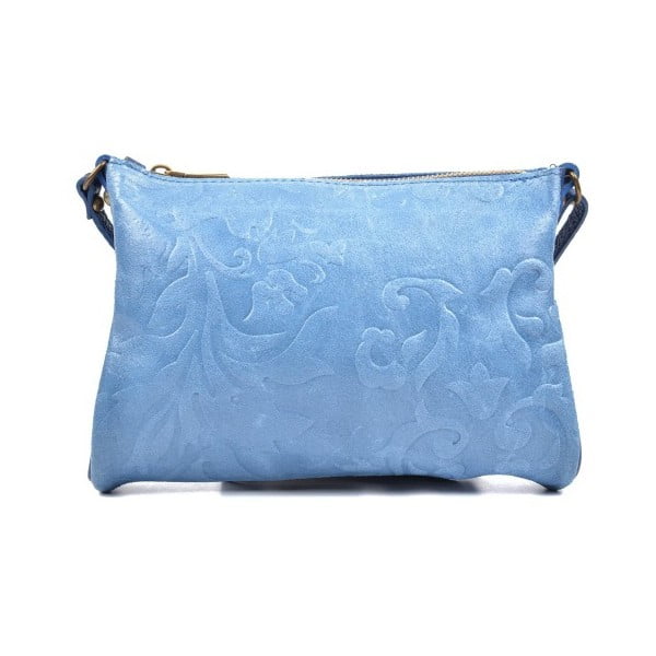 Plava kožna torbica Carla Ferreri Cipria