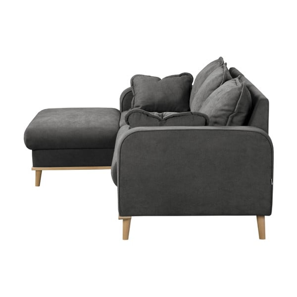 Tamno siva kutna garnitura (lijevi kut) Beata - Ropez-image-4