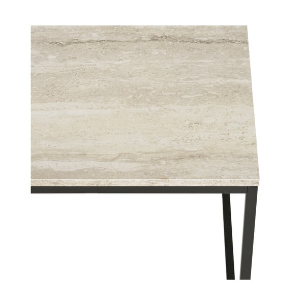 Pomoćni stol u kamenom dekoru 45x45 cm Vita – House Nordic-image-3