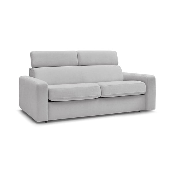 Svijetlo siva sklopiva sofa 195 cm Monaco – Bobochic Paris-image-1