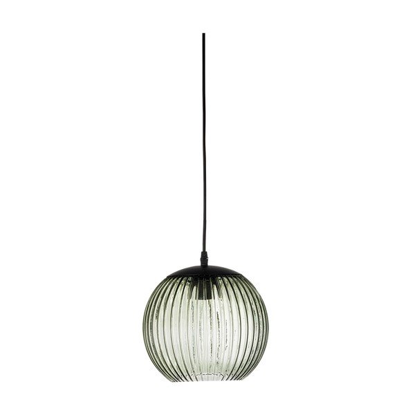 Zelena staklena LED viseća svjetiljka ø 23 cm Sybia – Bloomingville