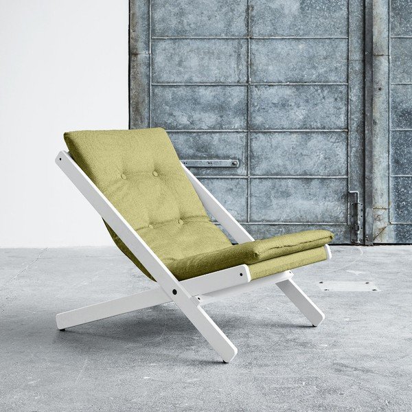 Karup Boogie White / Avocado Green sklopiva stolica