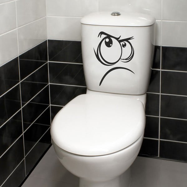 Ukrasna WC naljepnica Not Happy