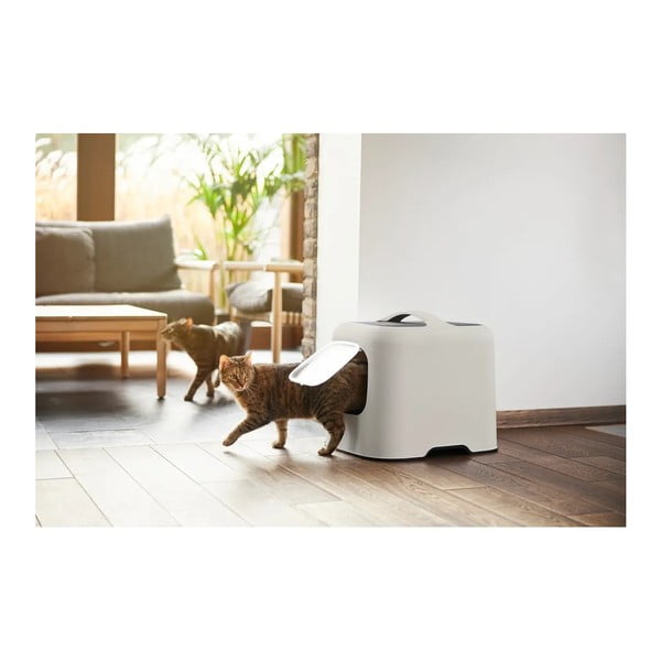 Bijeli set pijeska za mačke i lopatice Biala – Rotho-image-3