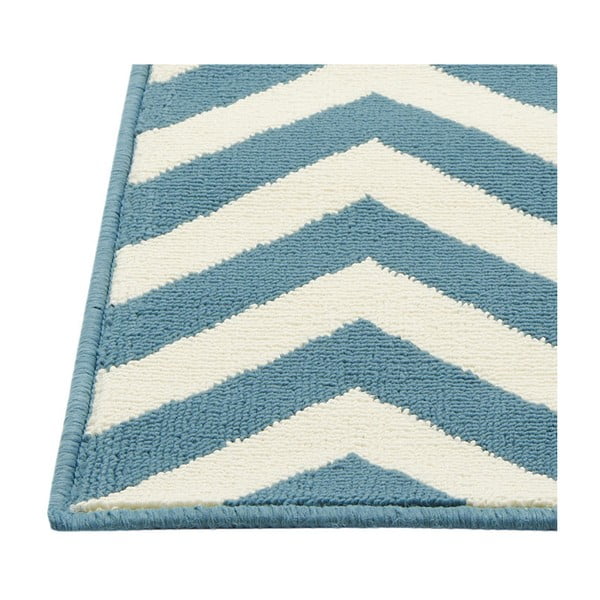 Svjetloplavi vanjski tepih Floorita Waves, 133 x 190 cm-image-4