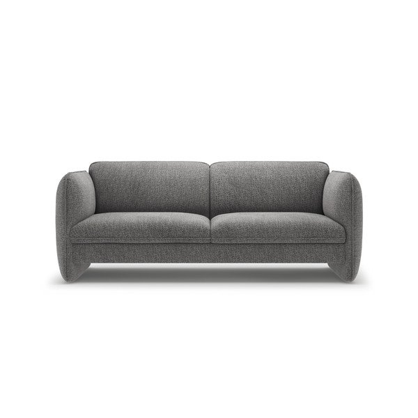 Tamno siva sofa od šenila 204 cm Georgia – Micadoni 