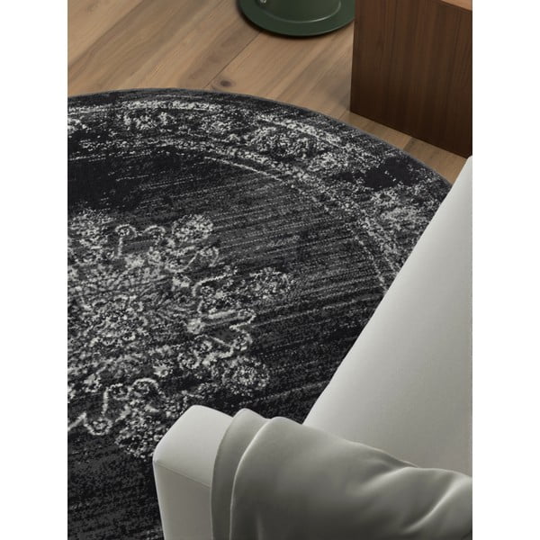 Sivi okrugli tepih ø 160 cm Gloria Lydia – Hanse Home-image-2