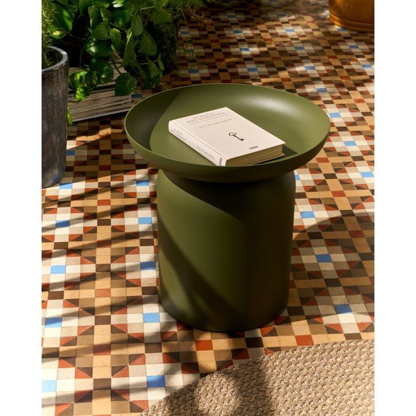 Metalni okrugao vrtni stolić ø 45 cm Arcola – Kave Home-image-4