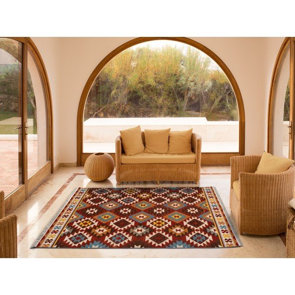 Crveni tepih Universal Caucas Ethnic, 80 x 150 cm-image-1