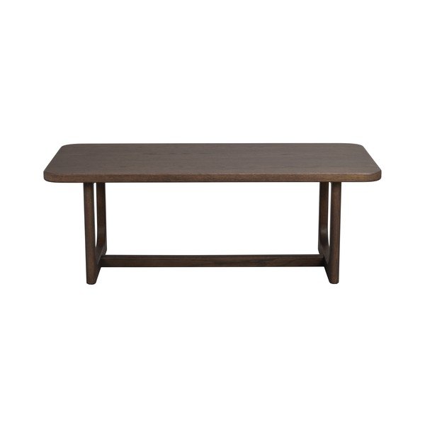 Stolić za kavu s pločom stola u dekoru hrasta u tamnoj prirodnoj boji 50x103 cm Driscoll – Rowico-image-4
