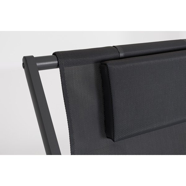 Antracitno siva metalna vrtna ležaljka Taylor – Bizzotto-image-3